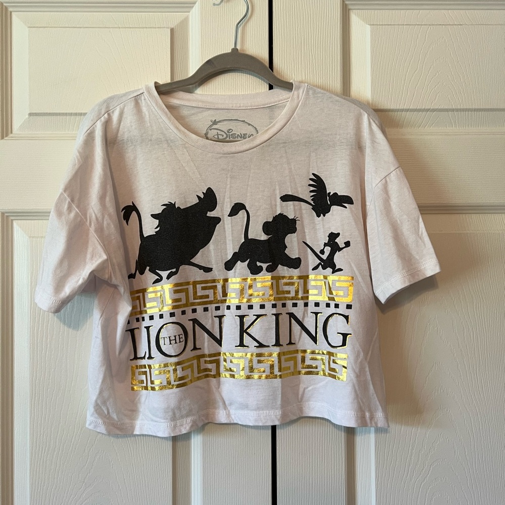 Disney Lion king crop tee shirt